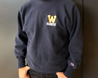 yellow university of washington sweatshirt