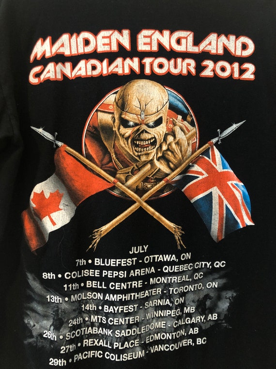 Collectible Iron Maiden Canada Shirt Maiden Engla… - image 4