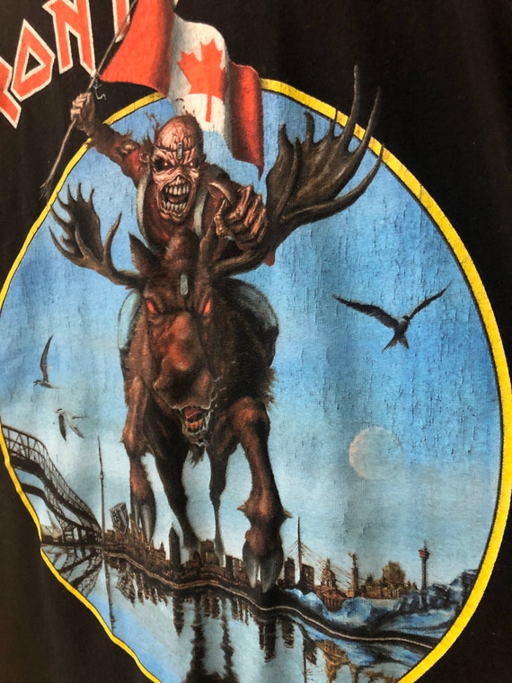 Collectible Iron Maiden Canada Shirt Maiden Engla… - image 8