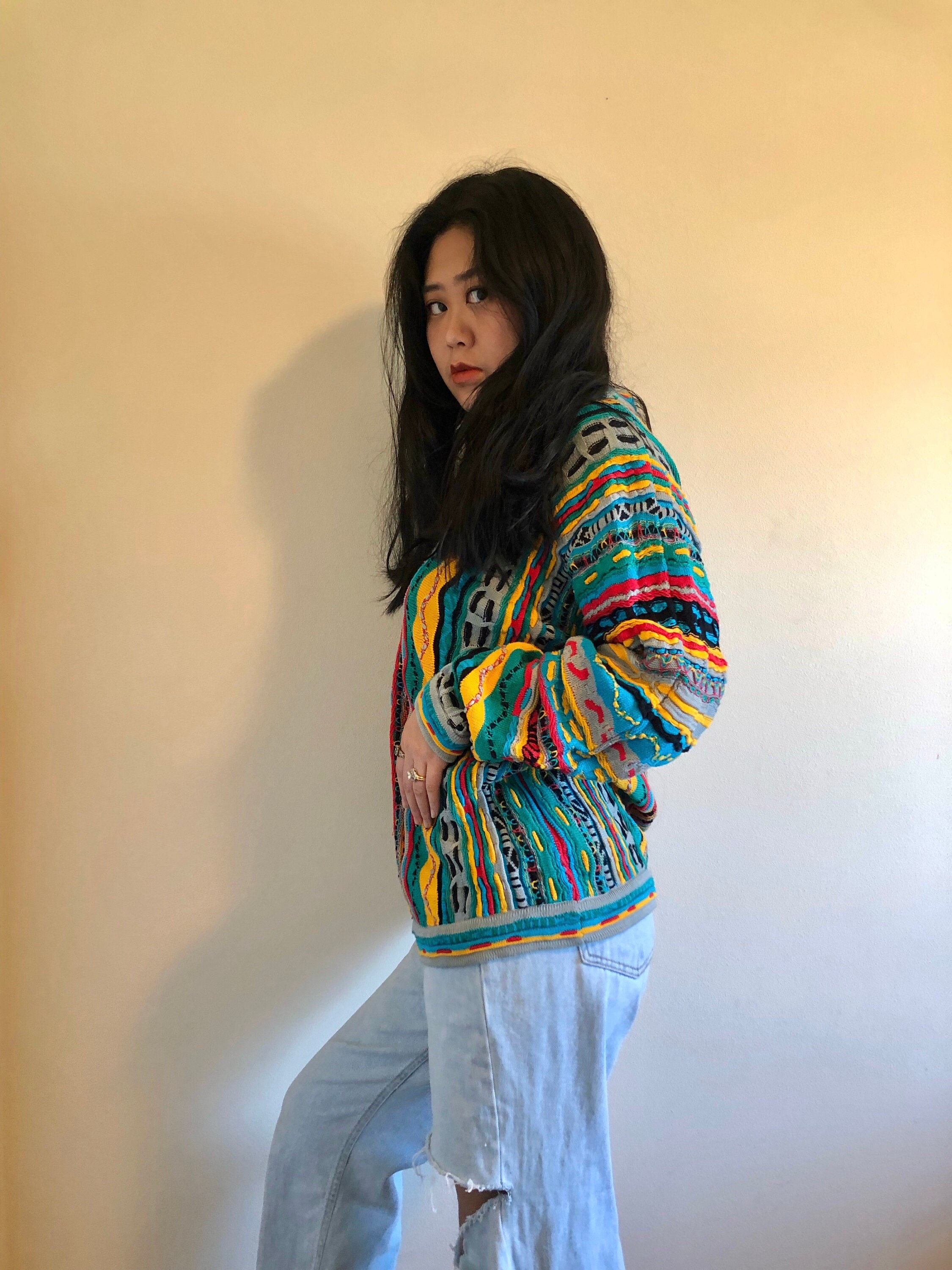 RARE Vintage 90s Authentic Original Coogi Sweater Classic Biggie