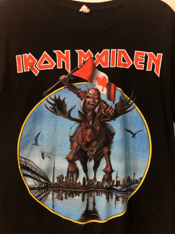 Collectible Iron Maiden Canada Shirt Maiden Engla… - image 2