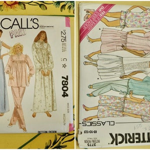 vintage 70s 80s cottagecore dress sewing pattern McCall Butterrick bohemian