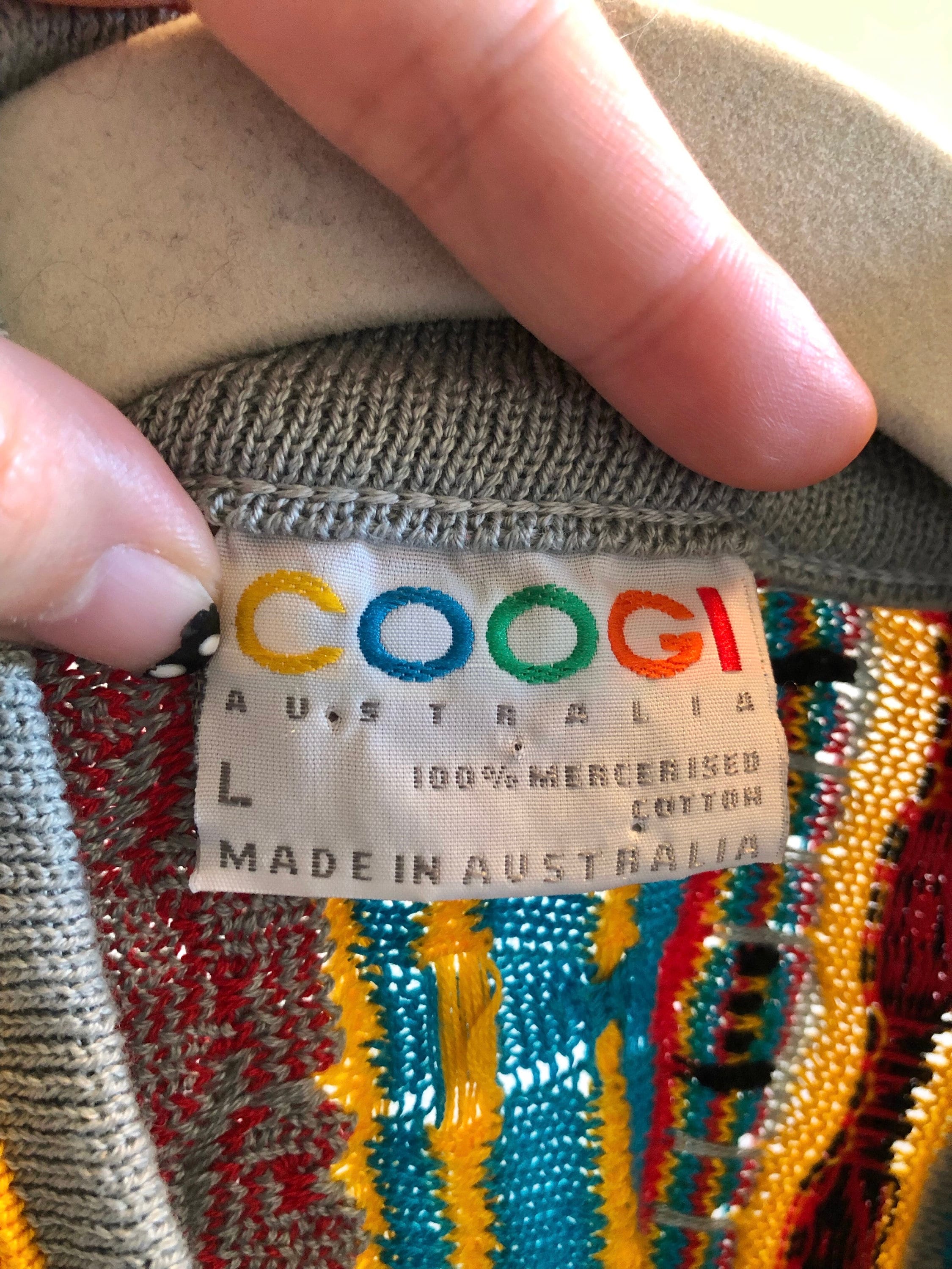 RARE Vintage 90s Authentic Original Coogi Sweater Classic Biggie