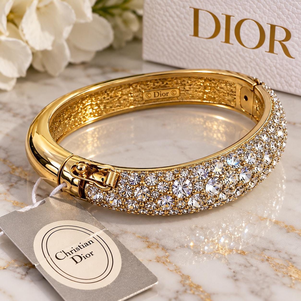 Vintage Christian Dior Bracelet - Etsy