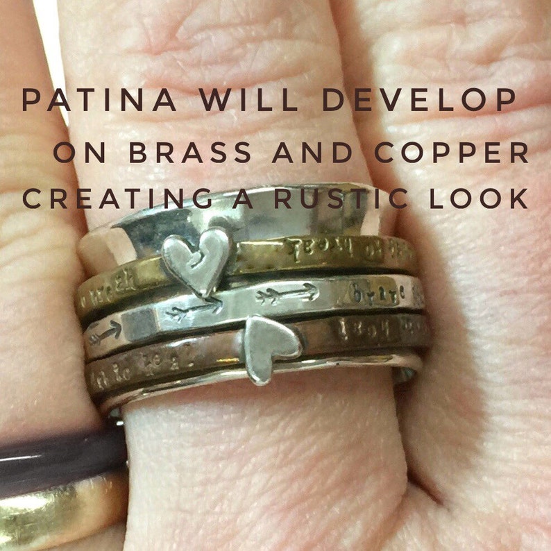 Family Spinner Ring Personalized Customizable Mothers Ring Etsy