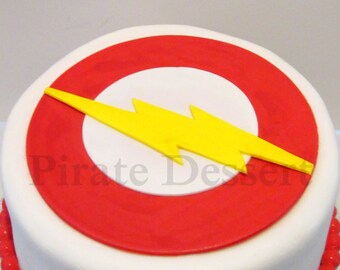 Flash Cake Topper Etsy