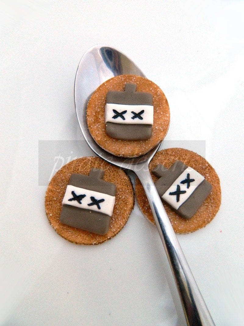 Edible Pirate Cupcake Toppers Pirate Captain Party Set Etsy