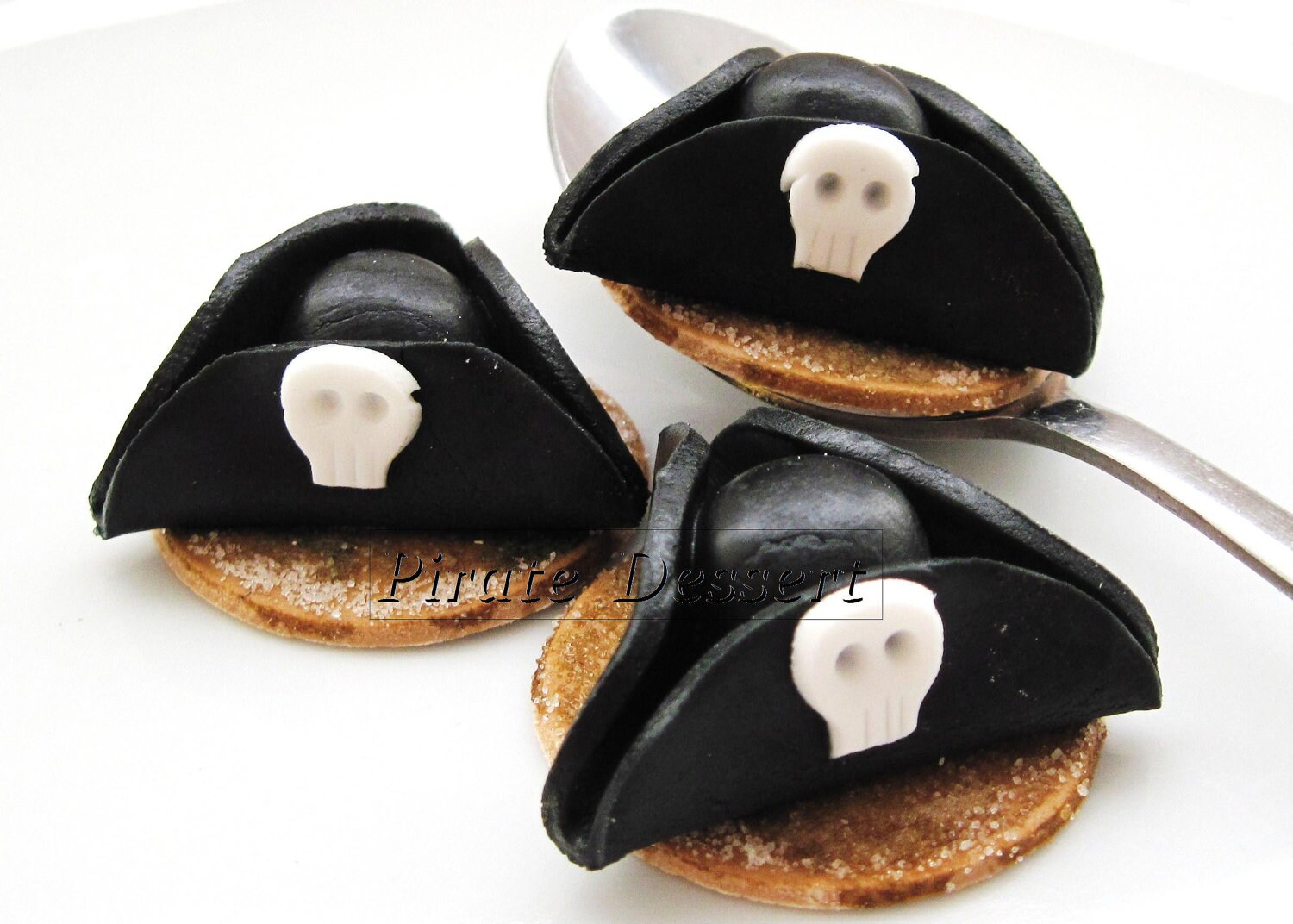 Edible Pirate Cupcake Toppers Pirate Captain Party Set Etsy