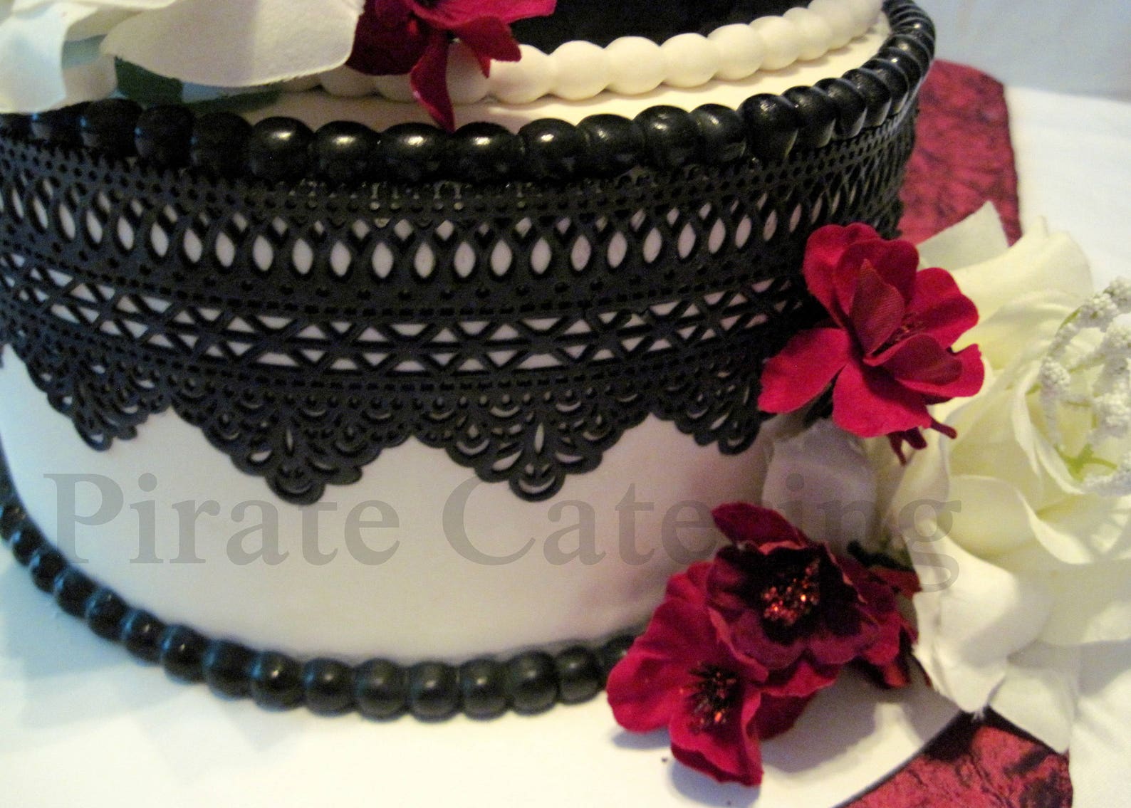EDIBLE BLACK LACE Sugar Lace Lace Cake Wrap Wedding Cake Etsy