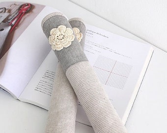 cozymomdeco Kitchen Appliance Refrigerator Handle Cover - Small check Pattern - Set of 2