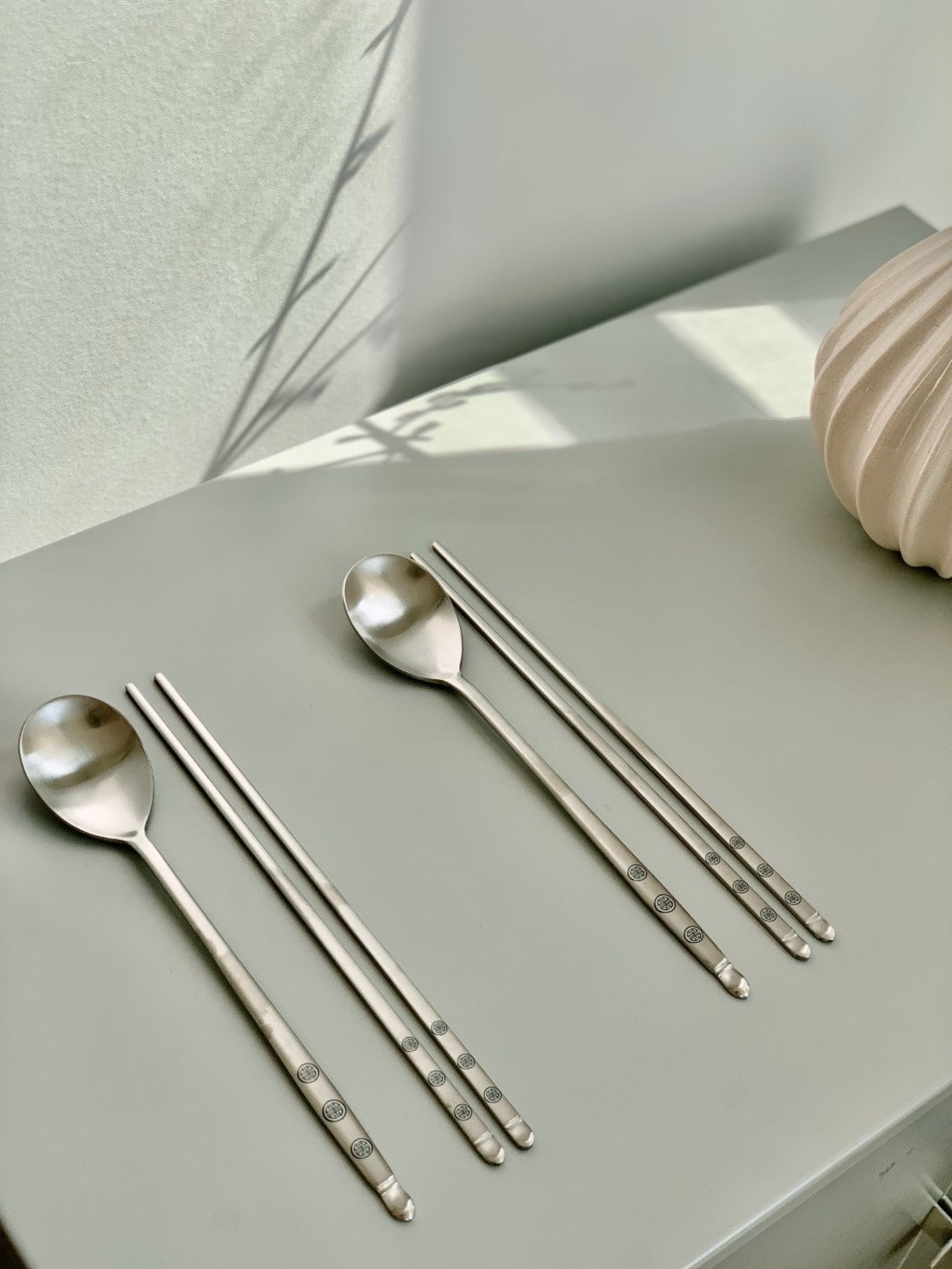 Cozymomdeco / Korean Traditional Utensil Flatware Chopsticks Etsy