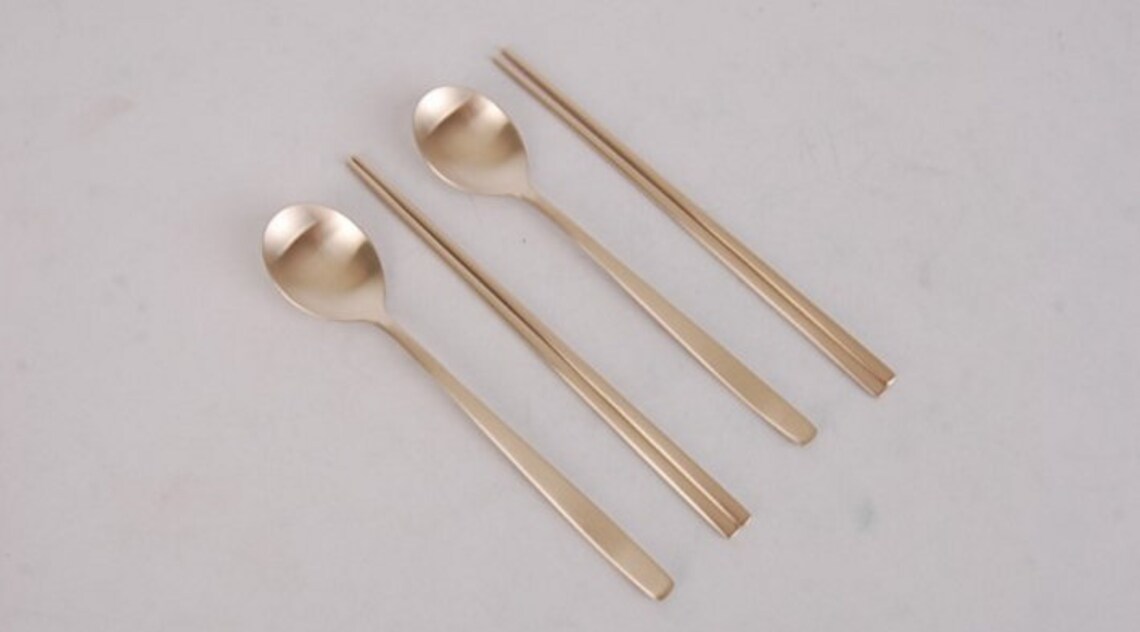 Cozymomdeco / Korean Traditional Flatware Modern Rectangul Etsy