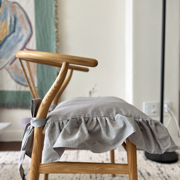 Ruffle Chair Cushion - Etsy