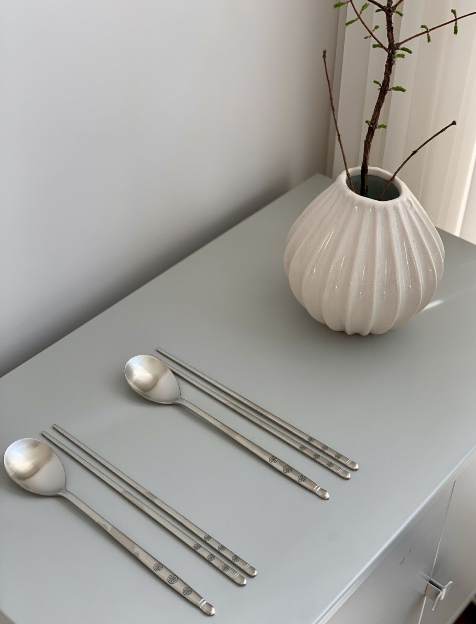 Cozymomdeco / Korean Traditional Utensil Flatware Chopsticks Etsy