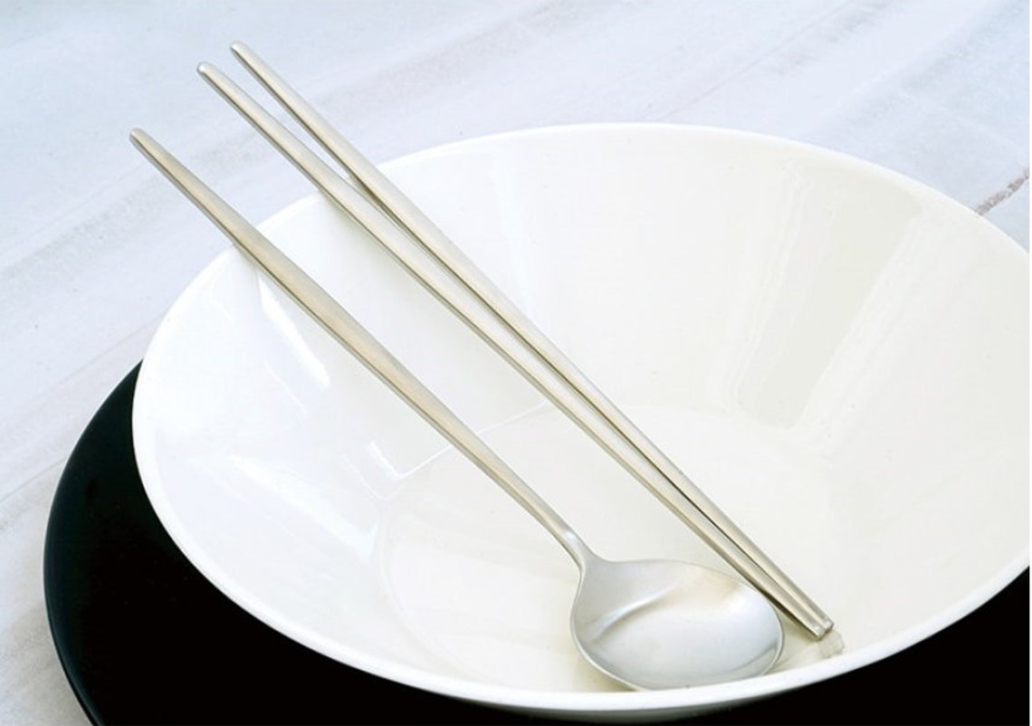 Made in Korea/ Dinner Traditional Flatware Modern /Silver Etsy