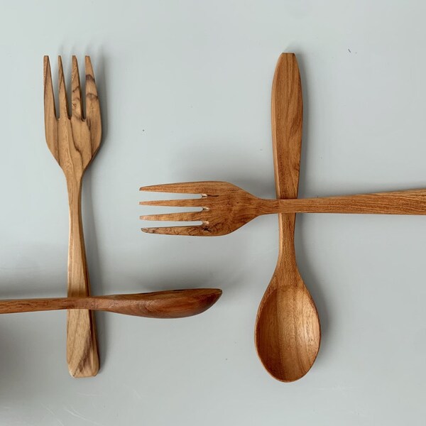 Fork and Spoon Etsy