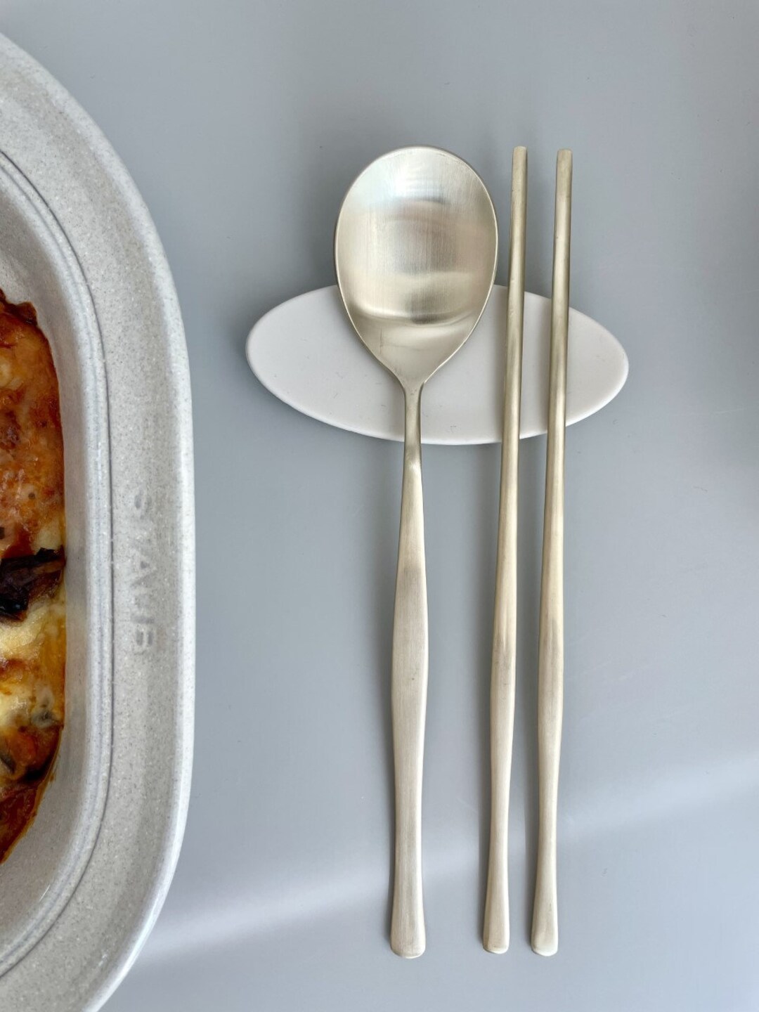 Cozymomdeco / Korean Utensil Flatware Cutlery Modern Stainless Etsy