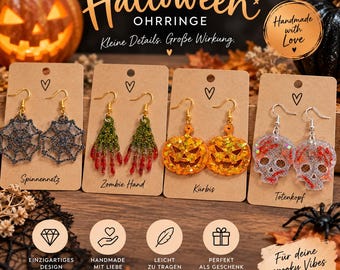 Boucles d'oreilles d'Halloween - effrayantes et magnifiques !