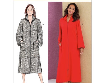 Butterick B6967 Misses and Women's Robe Paper Pattern, New (uncut) - Sizes: XS-S-M-L-XL or 1X-5X