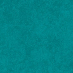 Flannel 'Shadow Play' Textured Teal Blue 'Peacock' Fabric by the yard and half-yard – 100% Cotton by Maywood Studios MASF513-Q4