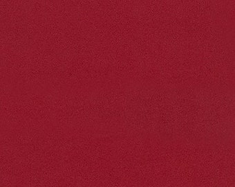 Flannel Solid 'Scarlet' Fabric by the yard and half-yard – 100% Cotton by Robert Kaufman