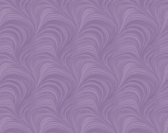 WIDE Flannel 'Wave Texture' 108-inch Wide in Violet by the Yard and Half-yard – 100% Cotton by Benartex BEN2966WF-66