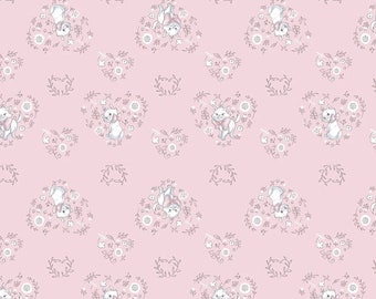 Flannel 'Aristocats Sweet Marie Sentimental' ®Disney  on Solid Pink by the yard and half-yard – 100% Cotton  CAM85030104B-02