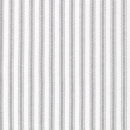 54 Dark Grey Stripe Ticking Fabric - Per Yard [DARKGREY-TICK] - $5.49 :  , Burlap for Wedding and Special Events