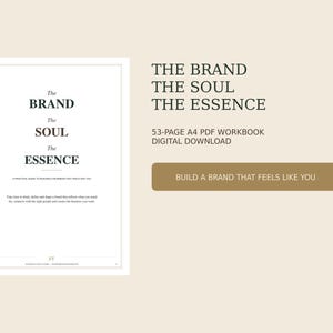 Brand Strategy Workbook for Small Business | 53-Page Branding Guide | Digital PDF