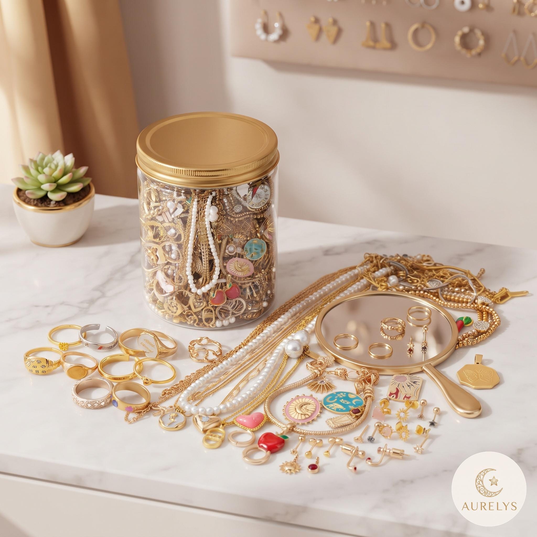 Mystery jewelry jar - Etsy 日本