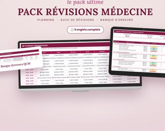 Organization and revision pack for studies