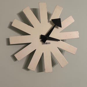 George Nelson Howard Miller for Herman Miller Asterisk Clock original mid-century iconic
