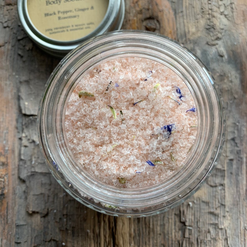 Natural Bath Salts with Himalayan Salt & Epsom Salts Etsy