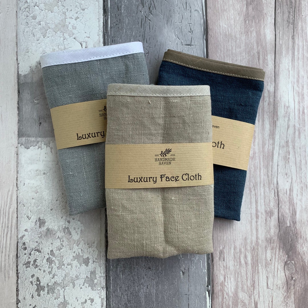 Pure Linen Face / Wash Cloth Etsy