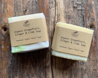 Vegan Organic Soap - Grapefruit, Ginger and Lime