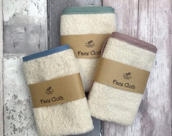 Luxury Organic Cotton Face / Wash Cloth, Large