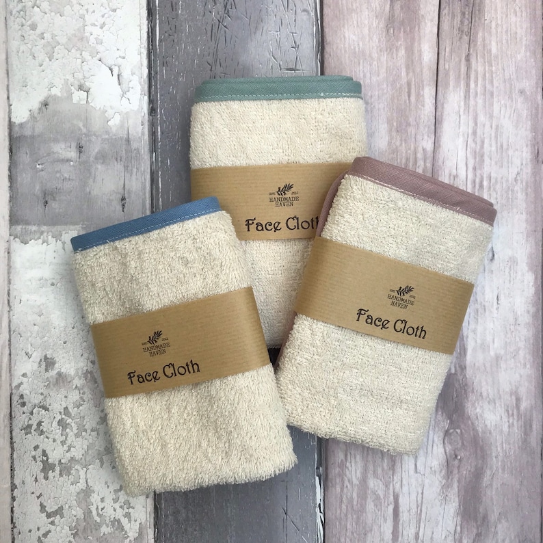 Luxury Organic Cotton Face / Wash Cloth Large Etsy