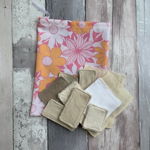 Organic Mixed Makeup Remover Pads Random Sizes / Seconds Etsy