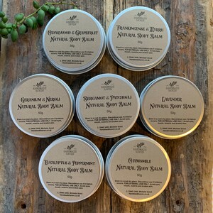 Natural Body Balms, Vegan 50g Moisturising / Body Care / Pamper image 3