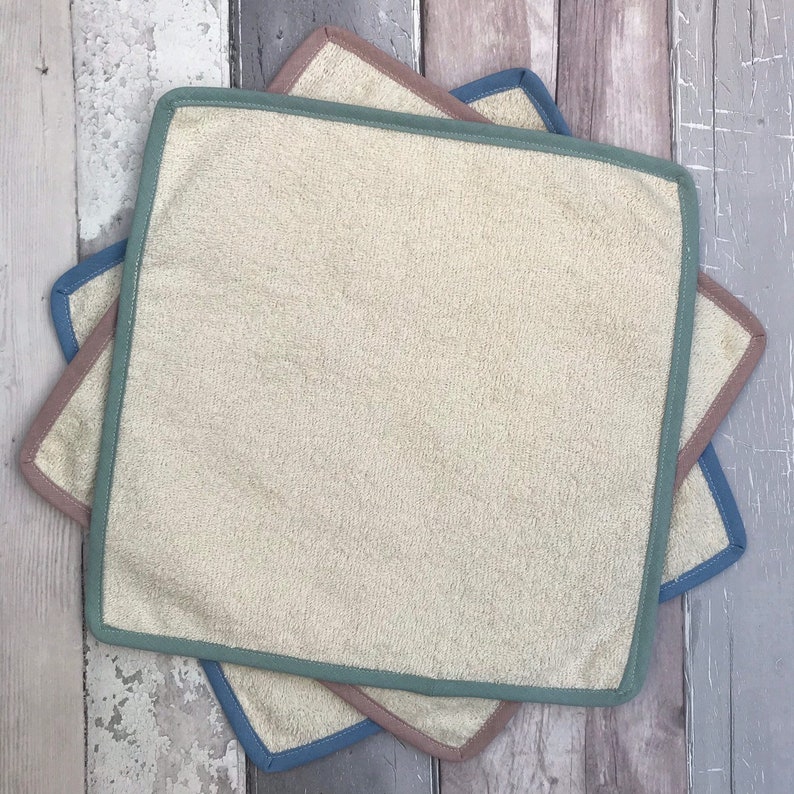 Luxury Organic Cotton Face / Wash Cloth Large Etsy