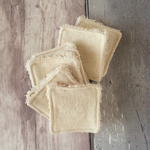 Reusable Makeup Remover Pads Face Scrubbies 100 Cotton Etsy UK