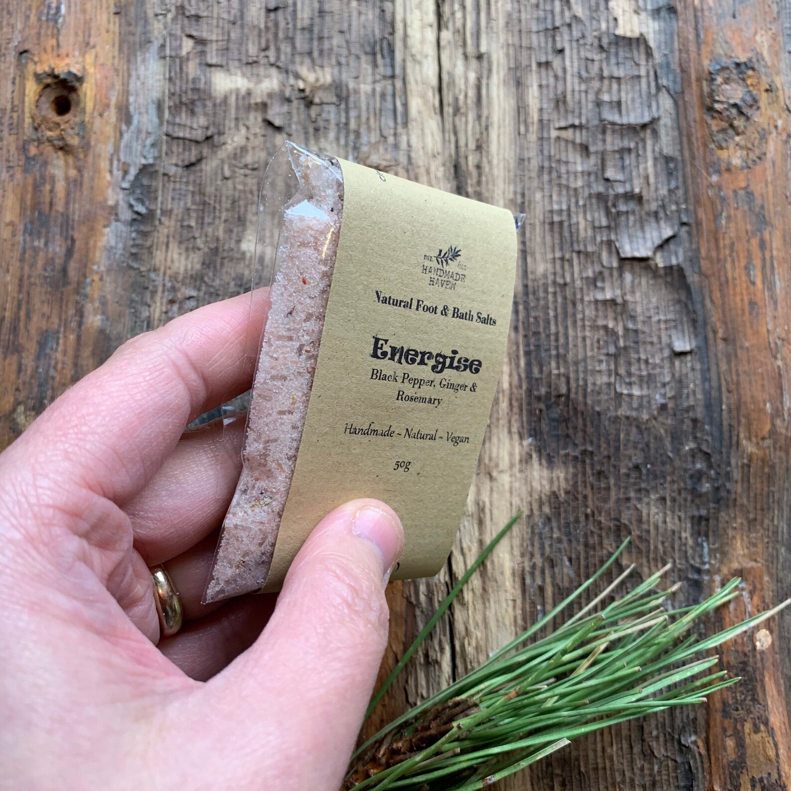 Natural Bath Salts With Himalayan Salt & Epsom Salts Sample Etsy UK