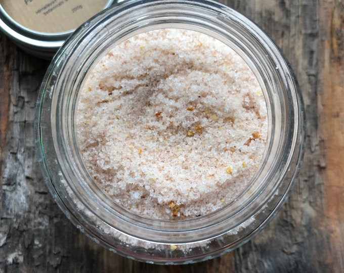 Natural Bath Salts with Himalayan Salt and Epsom Salts - Patchouli & Orange