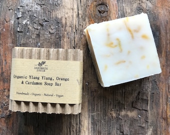 Vegan Organic Soap, Ylang-Ylang, Orange & Cardamon