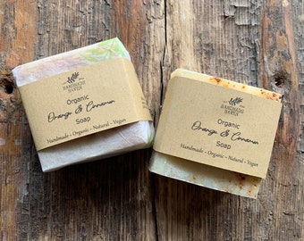 Vegan Organic Soap - Orange & Cinnamon