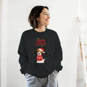 Merry Christmas Jack Russell Pullover