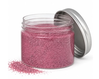 Hand-Tinted Raspberry Quartz Sand, Boho Vase Filler, Wedding Unity Ceremony (4.4 oz)
