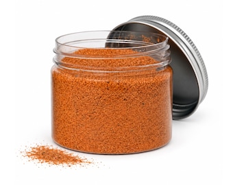 Hand-Tinted Orange Quartz Sand, Fall Decor, Vase Filler (4.4 oz)