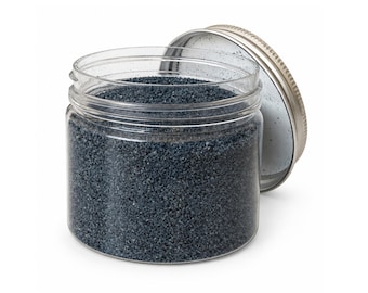 Hand-Tinted Quartz Sand, Atlantic Night Blue, Wedding Unity Ceremony, Coastal Decor (4.4 oz)