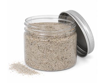 Coastal Beige Quartz Sand, Hand-Tinted Decorative Filler (4.4 oz)